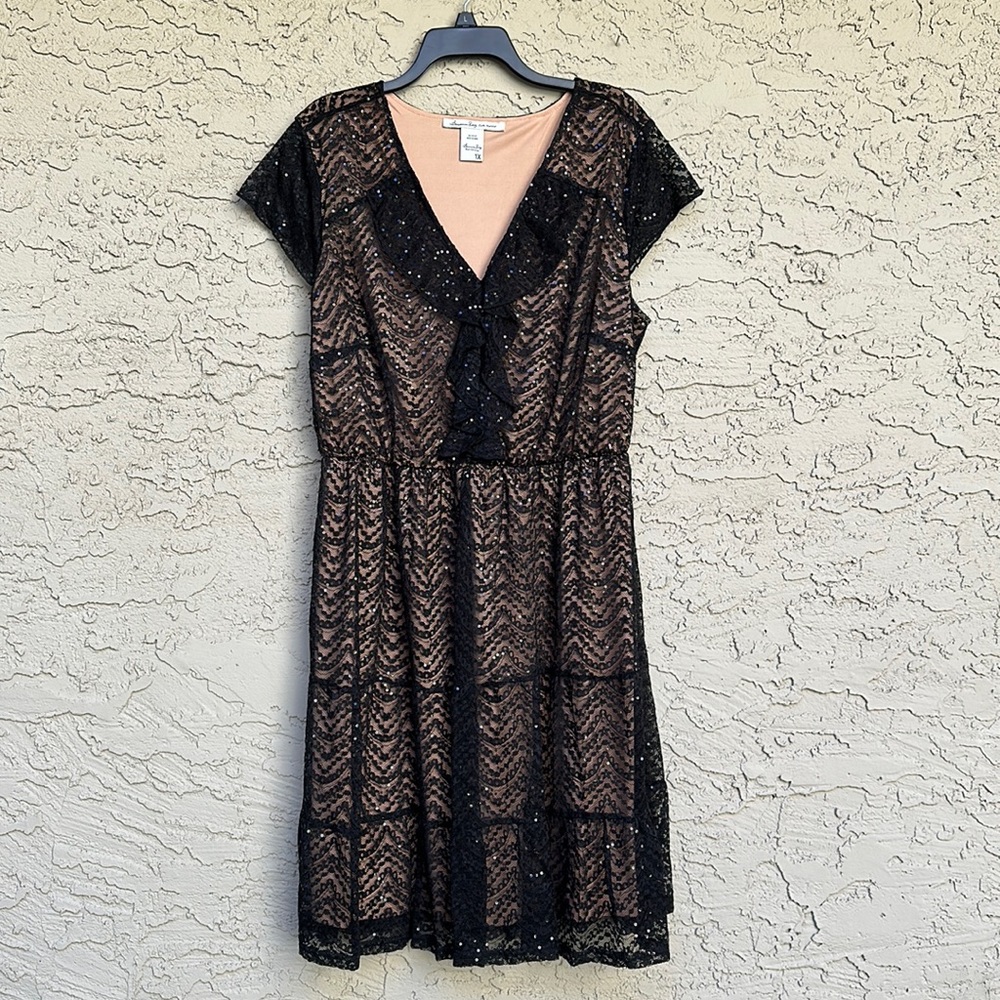 American Rag Lace & Sequence Dress